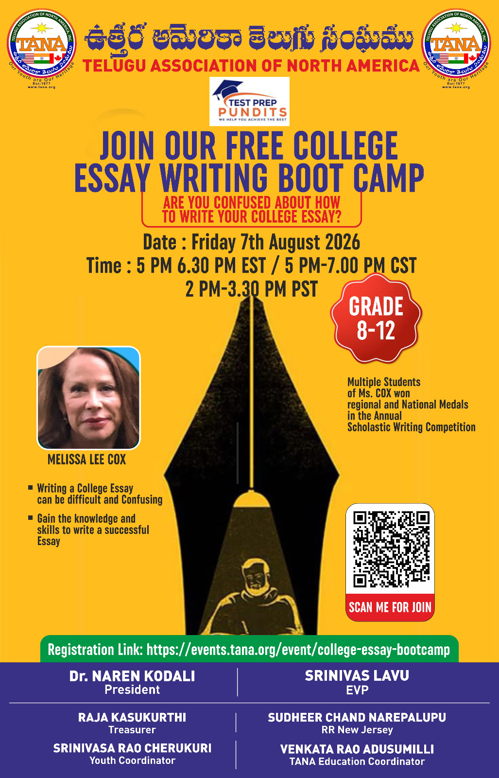 College Essay Bootcamp