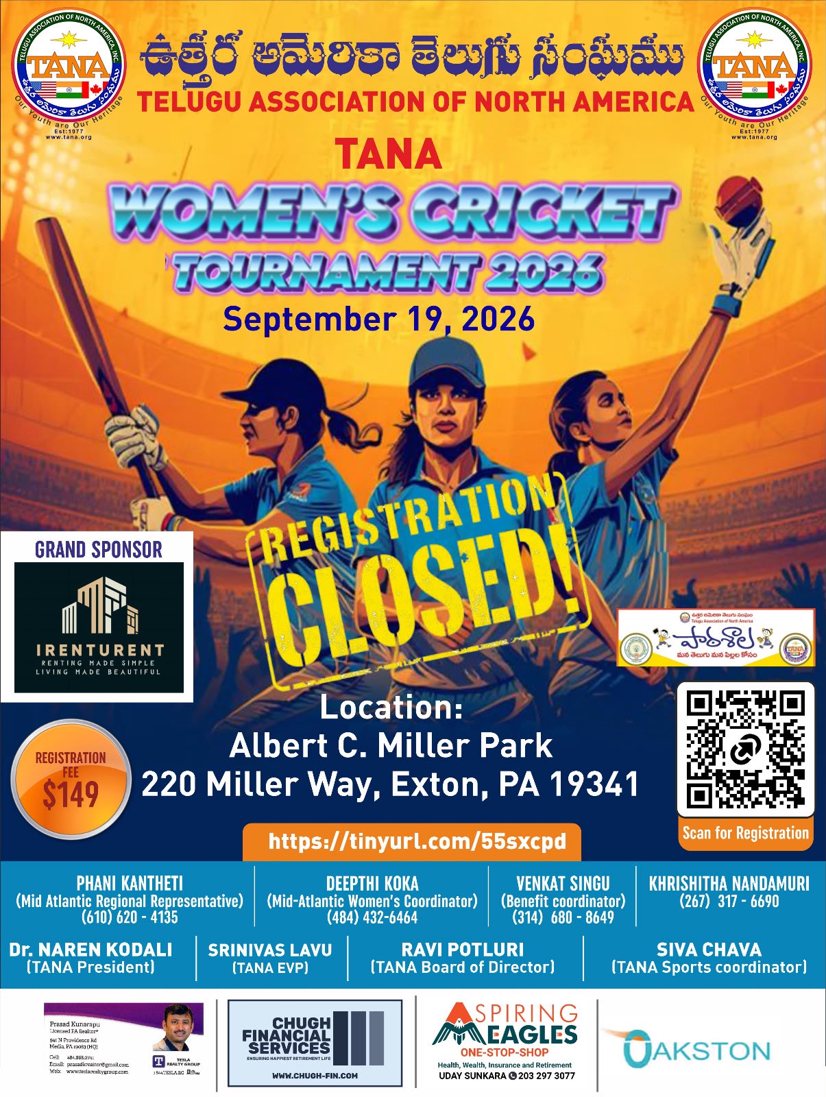 TANA WOMEN’S CRICKET TOURNAMENT