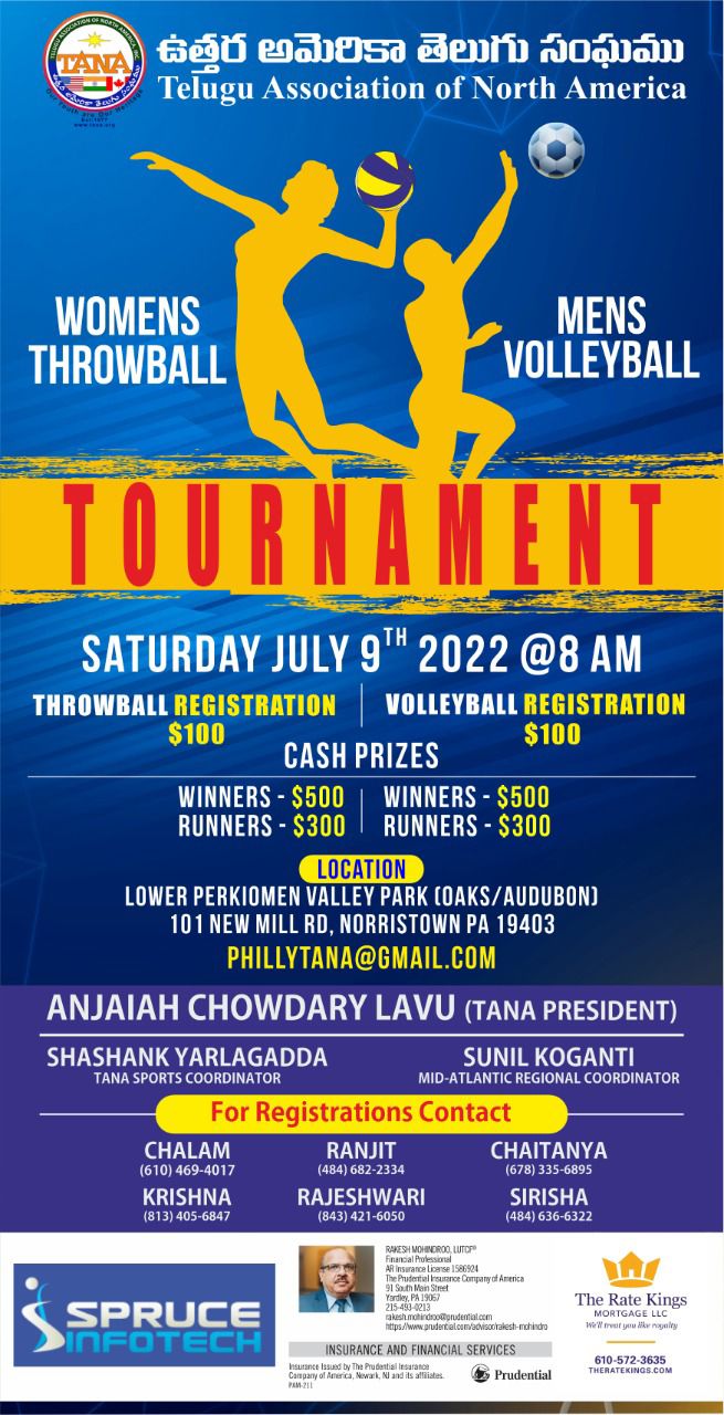 Mid-Atlantic Womens Throwball and Mens Volleyball Tournament 2022