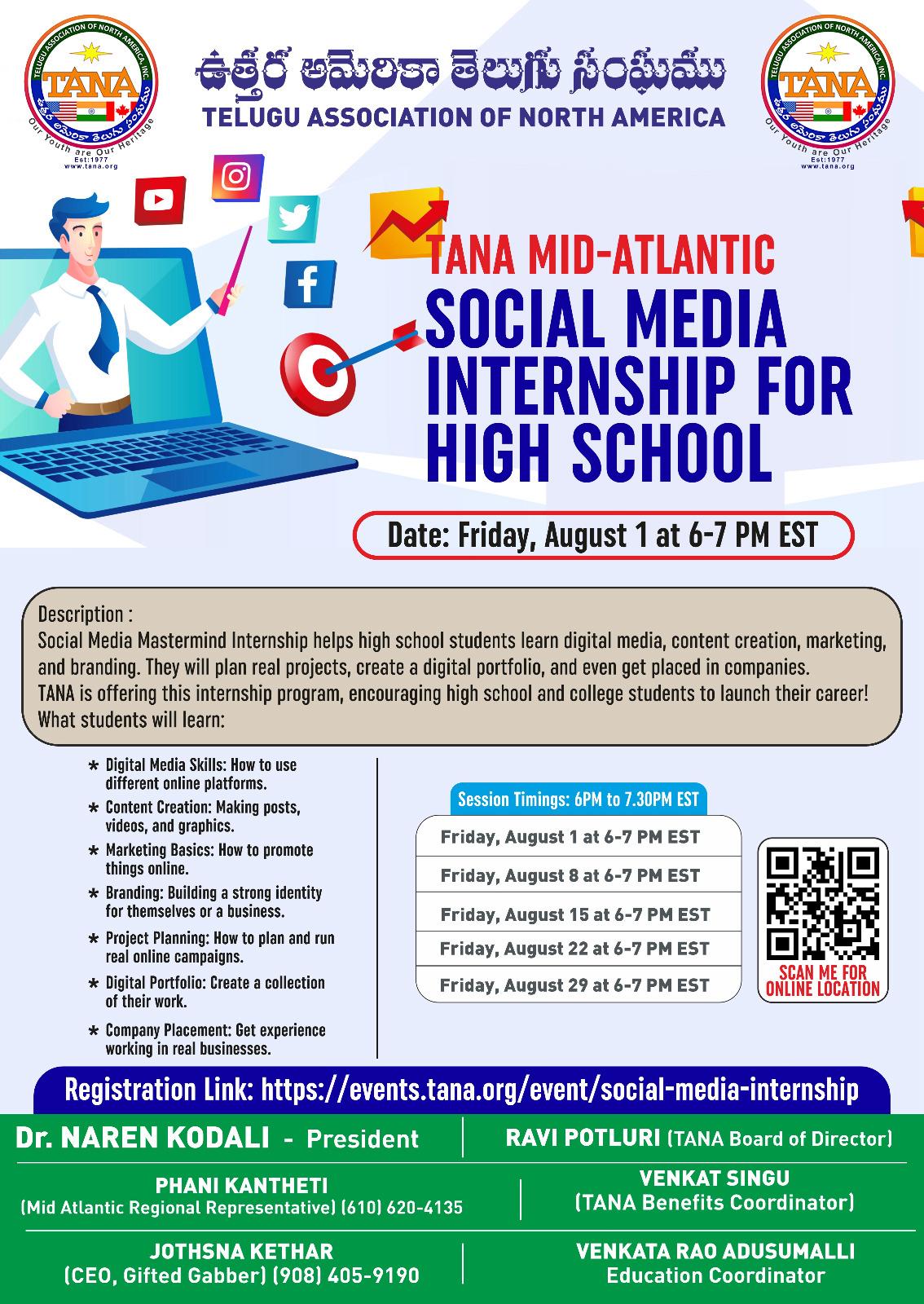 Social Media Internship