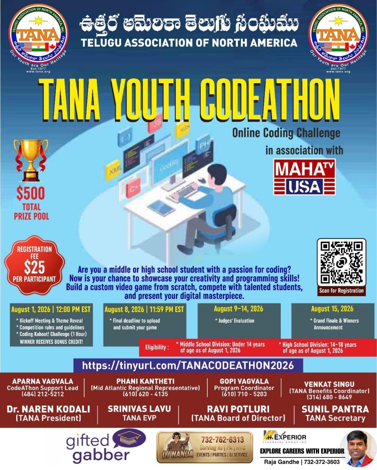 TANA CodeAThon Online 2026