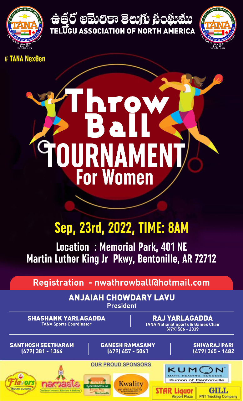 TANA ThrowBall Tournament for Women-2022
